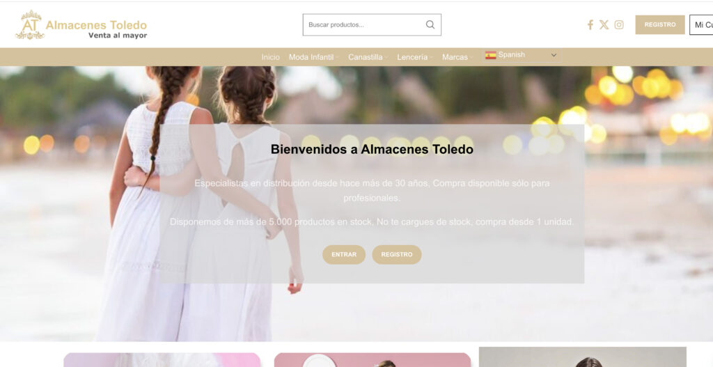 Fotografía de moda con modelos reales e IA para Almacenes Toledo realizada por Polo Estudio