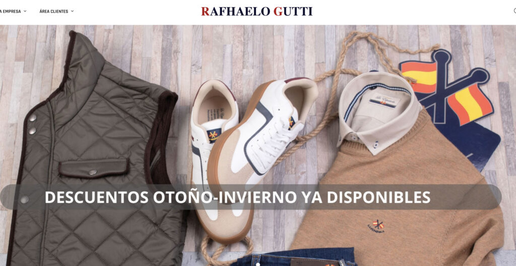 Fotografía para catálogo, web B2B y contenido visual de Rafhaelo Gutti realizada por Polo Estudio