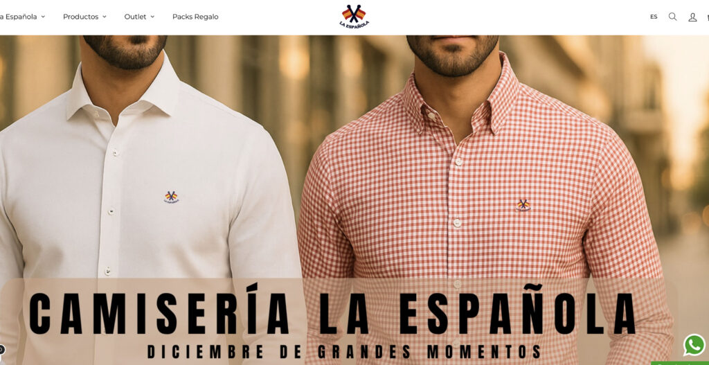 Fotografía de producto y contenido visual para Camisería La Española realizada por Polo Estudio